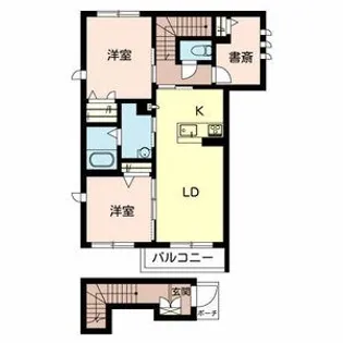 シャーメゾンクラッセ【2階】の間取り