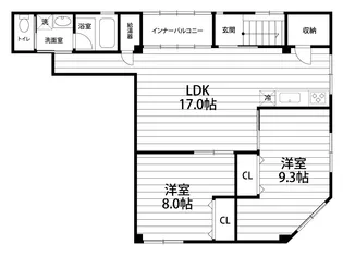 アローズ上本町【2階】の間取り