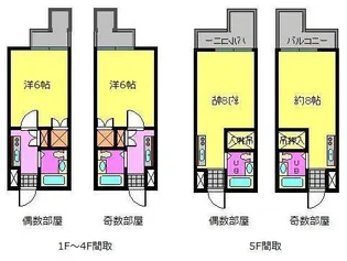 アルタイル元町【4階】の間取り