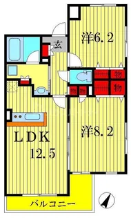 アンソレイユおおたかの森【3階】の間取り