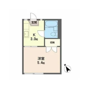 コーポ33【1階】の間取り