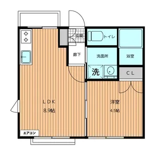 クレールメゾン調布【2階】の間取り