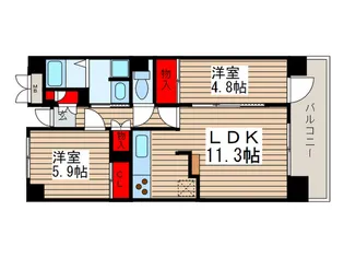 アポロハイツの間取り