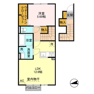 フィラージュ【2階】の間取り