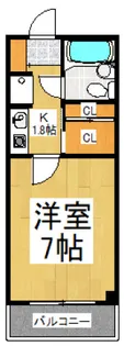 クレベール久米川【4階】の間取り