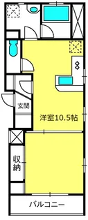 GーCLEF【1階】の間取り