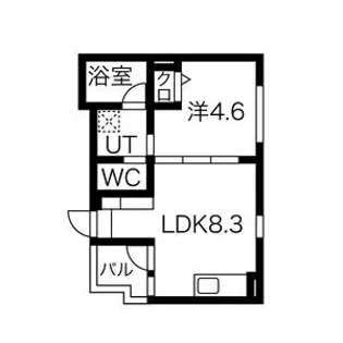 サンシエ浄心【1階】の間取り