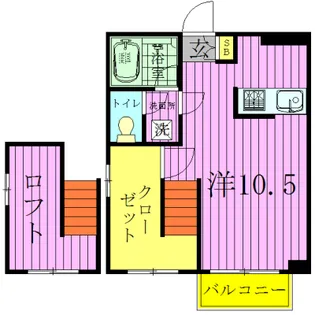 TX青山【2階】の間取り