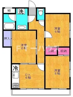 サニースクエア【3階】の間取り