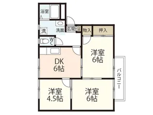 フレグランス御代【2階】の間取り