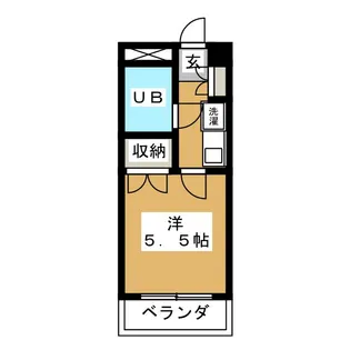ヒルサイドフラッツIV【2階】の間取り