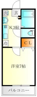 ヴィラエスポワールII【1階】の間取り