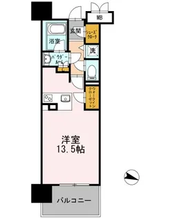 ロイヤルパークスERささしま EAST【3階】の間取り