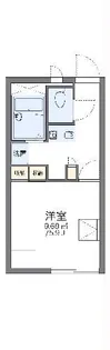 レオパレスはあとふる【2階】の間取り