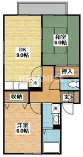 コスモス A棟【1階】の間取り