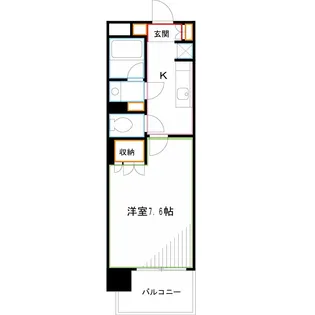 リビオ三鷹ステーションレジデンス【2階】の間取り
