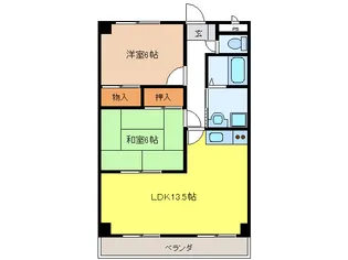 グレースコートII【2階】の間取り