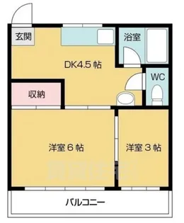 葵コーポ【4階】の間取り