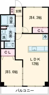 PARK MODERN 西葛西【7階】の間取り