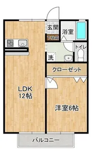 ベルメゾン牧園【2階】の間取り