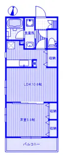サフィール【3階】の間取り