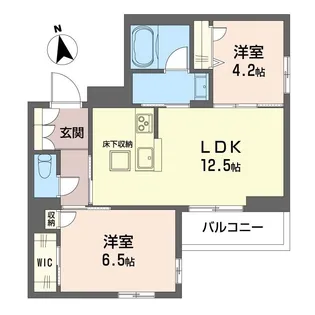 プローテ【1階】の間取り