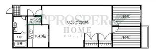 大宝ルグラン上本町【2階】の間取り
