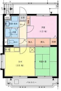 サングリーン藤沢【3階】の間取り