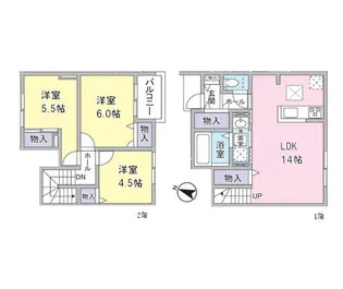 VITA CRESCENDO(ヴィータ クレッシェンド)の間取り