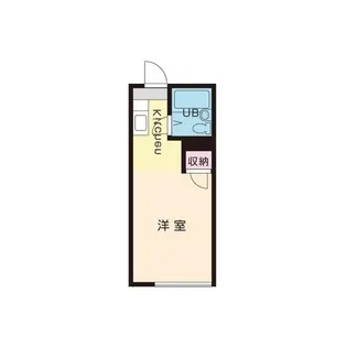 コーポ落合2【2階】の間取り