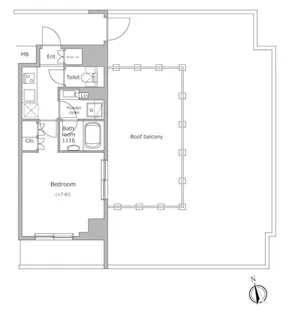 レジディア目黒IV【4階】の間取り