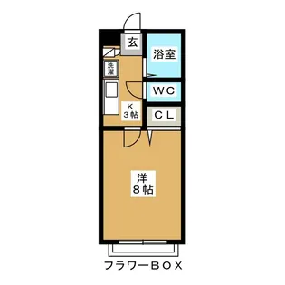 アムールプルミエ【2階】の間取り