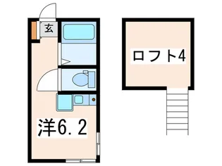カサベルテ西戸部【1階】の間取り