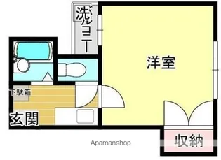DWELL鳥飼【2階】の間取り
