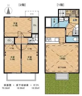 ラークハウスの間取り