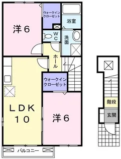 セゾン フラワー【2階】の間取り