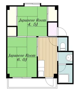 ビレッジハウス三田【2階】の間取り