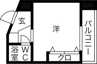 レクシア長柄【5階】の間取り