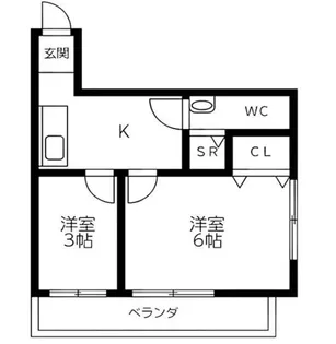 椎名町マイコ-ポ【5階】の間取り