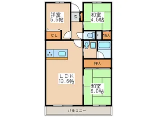SUCCESSII【2階】の間取り