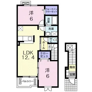 グラン・メランジュIII【2階】の間取り