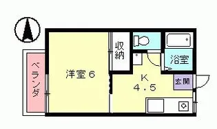 フォーブル川口A・B【2階】の間取り