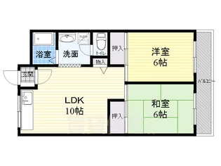 早川マンション【3階】の間取り