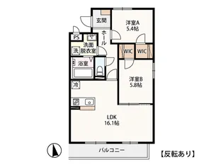 グランドゥールコーエー【4階】の間取り