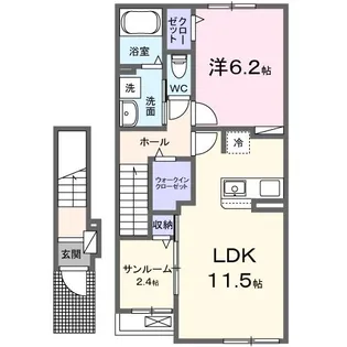 ストーンステージ水野【2階】の間取り