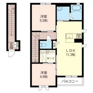インペルヴィレッジ【2階】の間取り