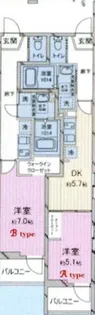 ヨーク所沢II【3階】の間取り