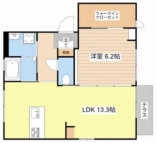 エポック湖都が丘【1階】の間取り