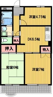 エクセル富士見【3階】の間取り