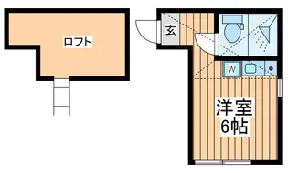 ユナイト桜本ラヴロック【2階】の間取り